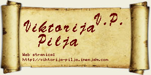 Viktorija Pilja vizit kartica